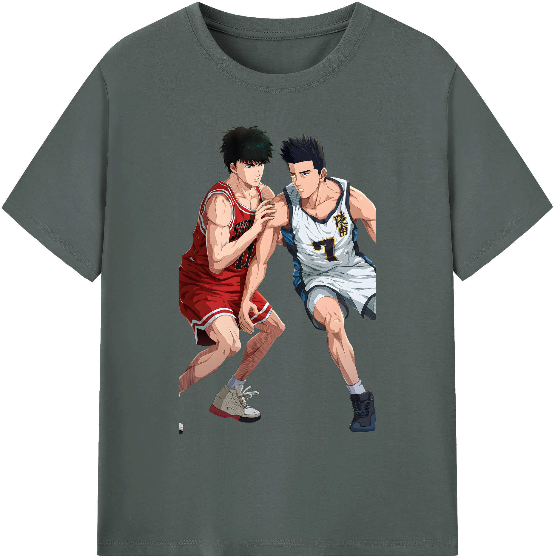 （画像用） SLAM DUNK／スラムダンク 綿100％ メンズ半袖Tシャツ｜肌触りやわらか＆通気性
